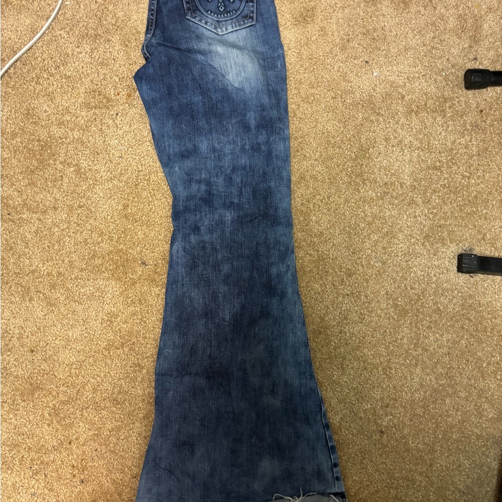 Grace Women's Flare Blue Jeans
